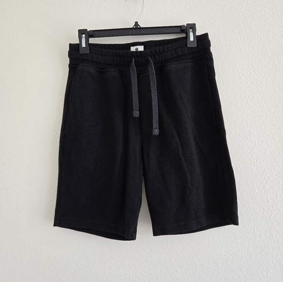 JBS of Denmark Sweat Shorts in Black Organic Cotton Blend size Medium - Picture 2 of 13